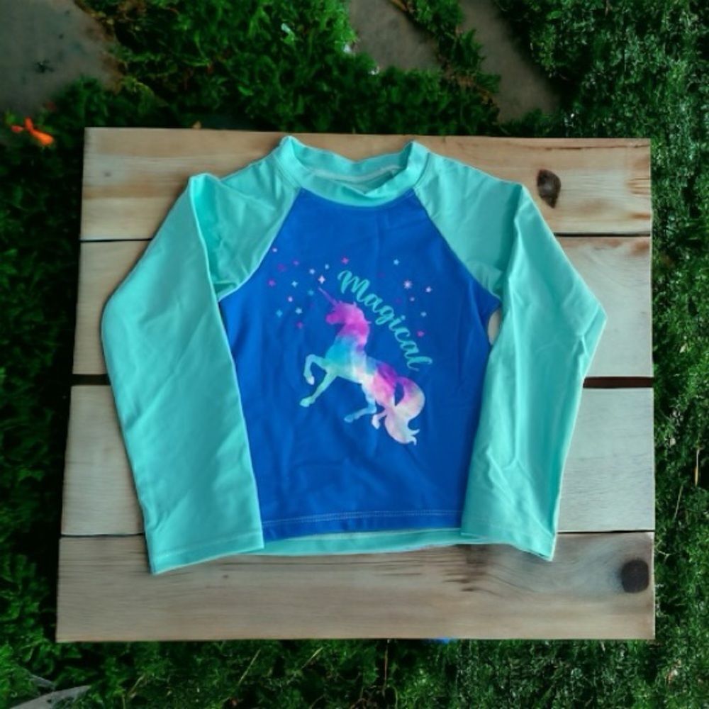 NWT Angel Beach Girl’s Swim Shirt/Rashguard (5)